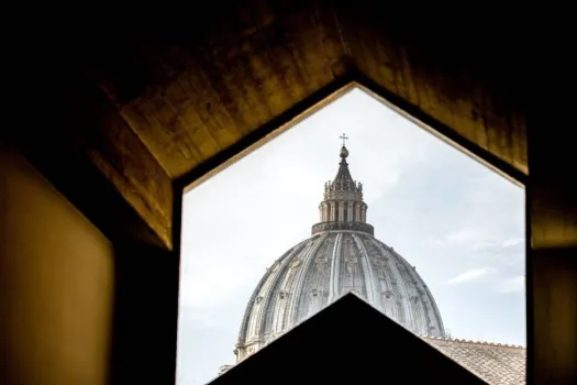 Blick auf die Kuppel des Petersdoms im Vatikan / Daniel Ibanez / CNA Deutsch 