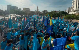 Marsch für das Leben 2022 in Baranquilla, Kolumbien. / Unidos por la Vida 