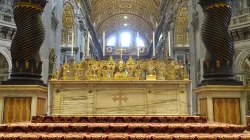 Der Confessio-Altar im Petersdom über dem Petrusgrab am 21. März 2021 / EWTN News