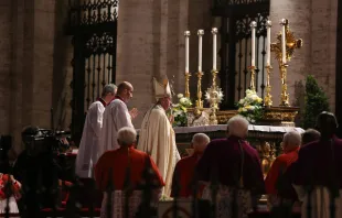 Papst Franziskus an Fronleichnam, 26. Mai 2016 / CNA/Alexey Gotovskiy