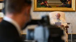 "Digitale Generalaudienz": Die Übertragung der Ansprache des Papstes aus dem Vatikan. / Vatican Media