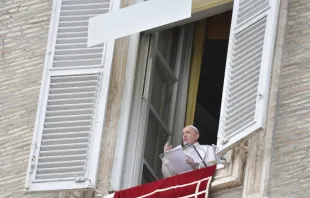 Papst Franziskus beim Gebet des Regina Coeli am 16. Mai 2021 / Vatican Media