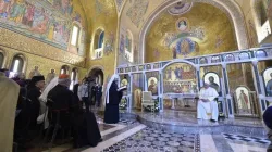 Papst Franziskus in der Kirche Santa Sofia im Januar 2018 / Vatican Media