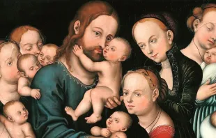 Jesus segnet die Kinder (Ausschnitt): Lucas Cranach der Ältere schuf dieses Gemälde im Jahr 1537 /  / Wikimedia (CC0)