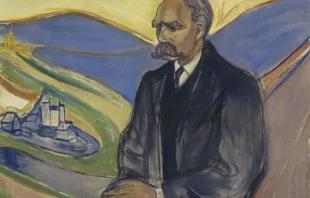 Friedrich Nietzsche, portraitiert von Edvard Munch (1906) / Wikimedia (CC0) 