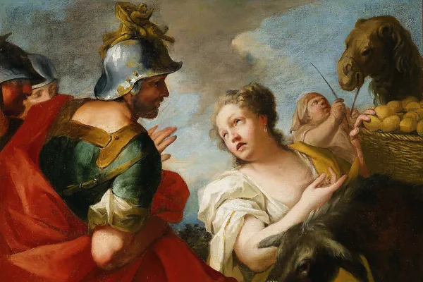 David und Abigajil (Gemälde von Antonio Molinari) / gemeinfrei