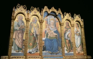 Eines der restaurierten Kunstwerke, die noch bis Januar im Vatikan zu sehen sind / CNA Deutsch