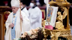 Heilige Messe am Hochfest der Gottesmutter, 1. Januar 2022, im Petersdom / Daniel Ibáñez / EWTN / Vatican Pool