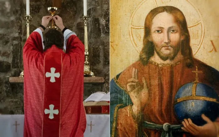 Priester und Christus (Referenzbild)