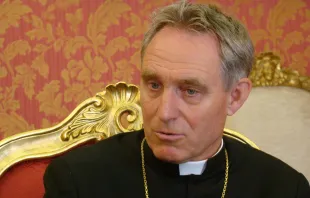 Erzbischof Georg Gänswein im Interview. / EWTN/Paul Badde