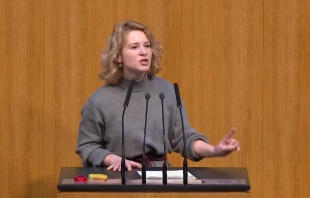 Eva-Maria Holzleitner (SPÖ) / Screenshot von YouTube