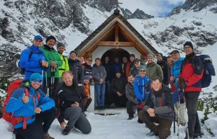 „Exodus 90“-Gruppe auf dem Weg zur Alpspitze in Garmisch-Partenkirchen / Exodus 90