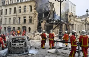 Explosion Explosion im Zentrum von Paris. Twitter-Feed des französischen Ministeriums für Inneres / Twitter-Feed des französischen Ministeriums für Inneres