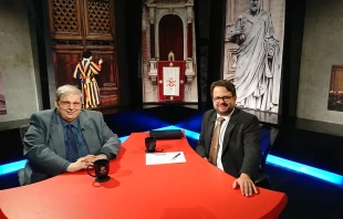 Vatikan-Experte Ulrich Nersinger (l.) mit EWTN-Redakteur Robert Rauhut. / EWTN.TV