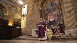 Kardinal Fernando Filoni im Petersdom am 27. März 2021 / Pablo Esparza / CNA Deutsch