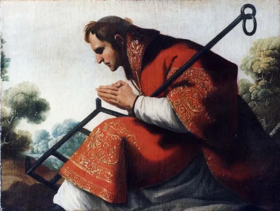 Der heilige Laurentius, dargestellt von Francisco de Zurbarán 