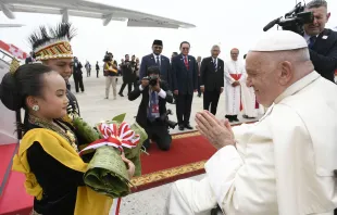 Ankunft von Papst Franziskus in Jakarta am 3. September 2024 / Vatican Media