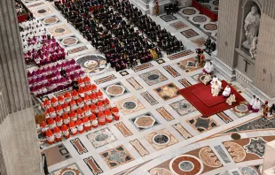 Papst Franziskus feiert am Hochfest Christi Himmelfahrt (9. Mai 2024) eine Vesper / Vatican Media
