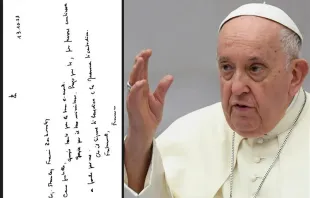 Schreiben von Papst Franziskus an JR Zerkowski / JR Zerkowski / Vatican Media