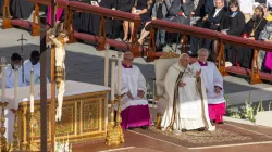 Papst Franziskus am 4. Oktober 2023 / Daniel Ibáñez / CNA Deutsch