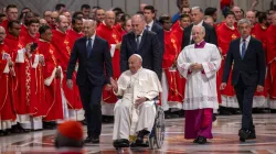 Papst Franziskus am 19. Mai 2024 (Pfingsten) im Petersdom / Daniel Ibáñez / CNA Deutsch