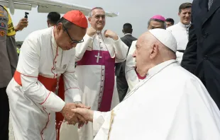 Papst Franziskus verabschiedet sich aus Indonesien / Vatican Media