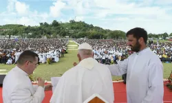 Papst Franziskus am 8. September 2024 im Bistum Vanimo in Papua Neuguinea / Vatican Media