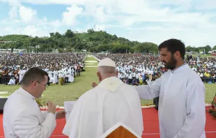 Papst Franziskus am 8. September 2024 im Bistum Vanimo in Papua Neuguinea / Vatican Media