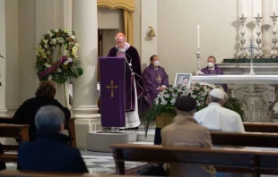 Beerdigung von Dr. Fabrizio Soccorsi am 26. Januar 2021 / Vatican Media / CNA Deutsch