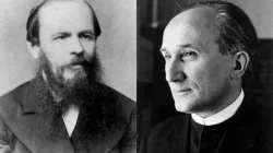 Sie beeinflussen das Denken und Handeln von Papst Franziskus: Fjodor Dostojewski (links) und Romano Guardini. / Wikimedia (Public Domain)
