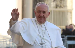 Papst Franziskus bei der Generalaudienz am Mittwoch, 3. Dezember 2015 / CNA/Daniel Ibanez