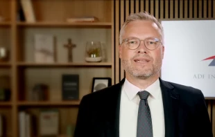 Felix Böllmann, Leiter der Rechtsabteilung von ADF International / Screenshot von YouTube