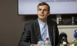 Pressekonferenz zur Vorstellung des neuen Erzbischofs von Brüssel, Luc Terlinden, am 22. Juni 2023 / HATIM KAGHAT/BELGA MAG/AFP via Getty Images