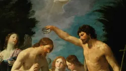 Taufe Christi (Ausschnitt) von Guido Reni, um 1622 / Kunsthistorisches Museum Wien / Wikimedia (CC0)