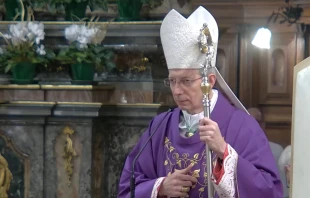 Bischof Guido Marini / screenshot / YouTube / RadioPNR InBlu Tortona