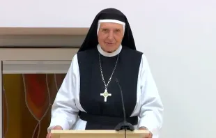 Äbtissin Hildegard Brem OCist / screenshot / YouTube / Campus Heiligenkreuz