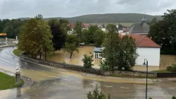 Bilder vom Hochwasser in Heiligenkreuz am 15. September 2024. / Priesterseminar Leopoldinum