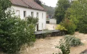 Bilder vom Hochwasser in Heiligenkreuz am 15. September 2024.