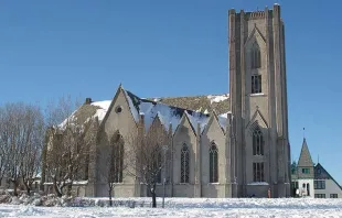 Die Christkönigskathedrale in Reykjavik / Katholische Kirche in Island