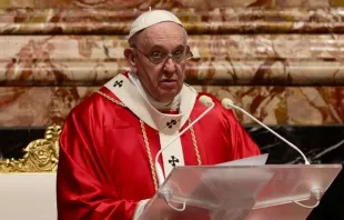 Papst Franziskus predigt am 5. November 2020 im Petersdom des Vatikans. / EWTN News-CNA Deutsch / Daniel Ibáñez / Vatican Pool