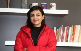 Vida Hanna, Direktorin für öffentliche und internationale Beziehungen an der Katholischen Universität in Erbil, die die Messe von Papst Franziskus am 7. März in Erbil koordiniert. 
 / Alejandro Bermudez / CNA Deutsch