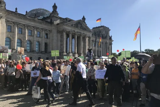 Jährlich demonstrieren Lebensschützer aus dem ganzen deutschsprachigen Raum in Berlin vor dem Reichstag. / Rudolf Gehrig / EWTN.TV