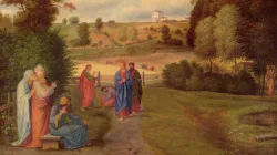 Jesus mit seinen Jüngern (Gemälde von Ferdinan Olivier) / gemeinfrei
