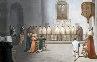 Guillaume-Joseph Roques: "Das Innere der Kapelle der Inquisition" / gemeinfrei