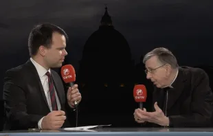 Kardinal Kurt Koch im Gespräch mit EWTN News in Rom. / EWTN