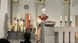 Kardinal Kurt Koch bei seiner Predigt am 9. November 2025 im Hamburger Mariendom. / Rudolf Gehrig / CNA Deutsch