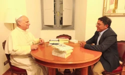 Papst Leo XIV. und Armando Lovera / privat