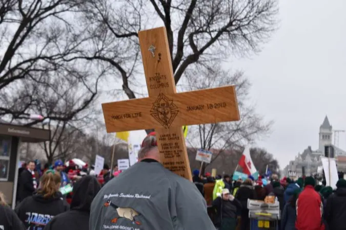 Teilnehmer am Marsch fürs Leben am 18. Januar 2019 in Washington