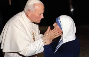 Papst Johannes Paul II. und Mutter Theresa / Tempi.it