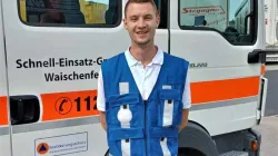 Notfallsanitäter Fabian Pecht  / Malteser Einsatzdienste